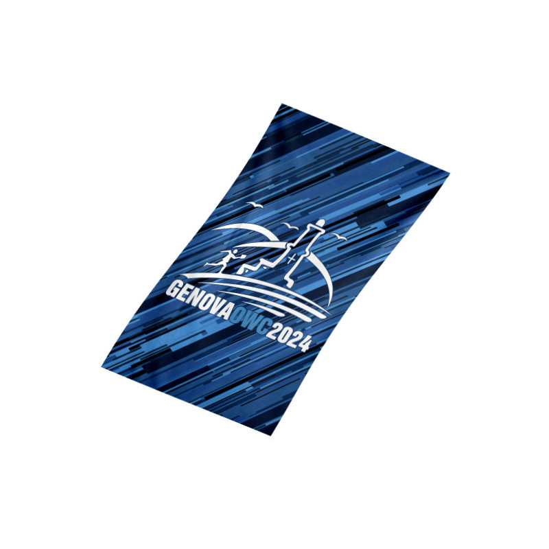 Telo mare in microfibra assorbente Personalizzato Orienteering World Cup 2024